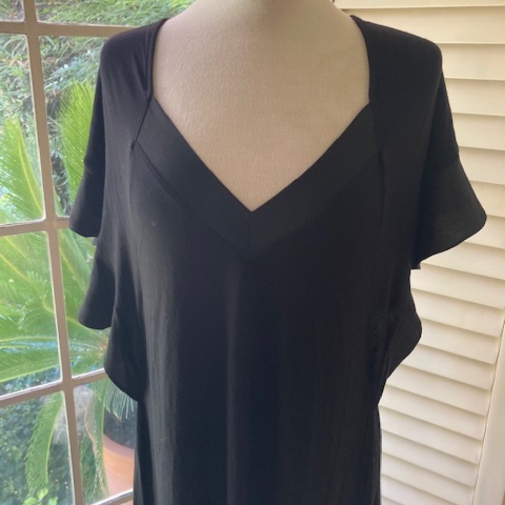 Halston Special Occasion Black Dress - Picture 3 of 9